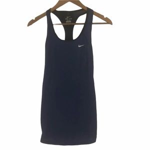 Nike dri-fit racerback blue workout tank top